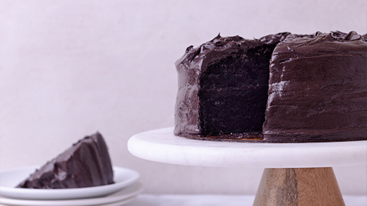 Black Cocoa Cake with Cream Cheese Frosting